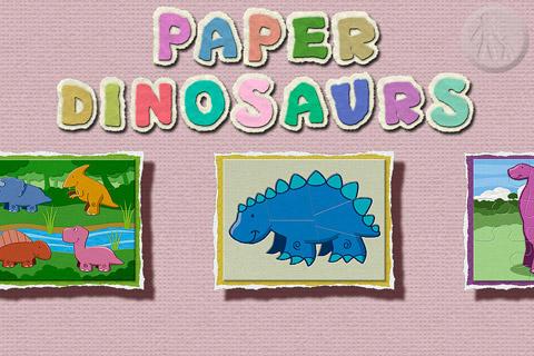 Paper Dinosaurs Puzzle LITE