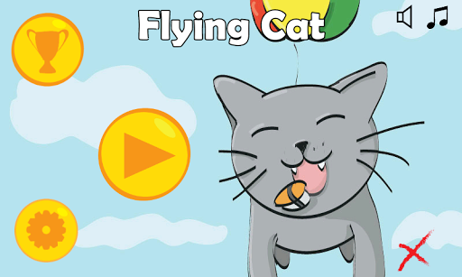 Flying cat