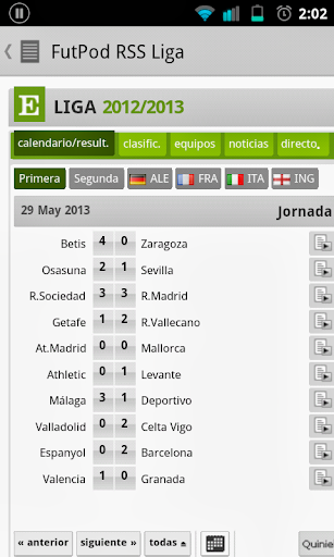 【免費運動App】FutPod RSS Liga Futbol España-APP點子