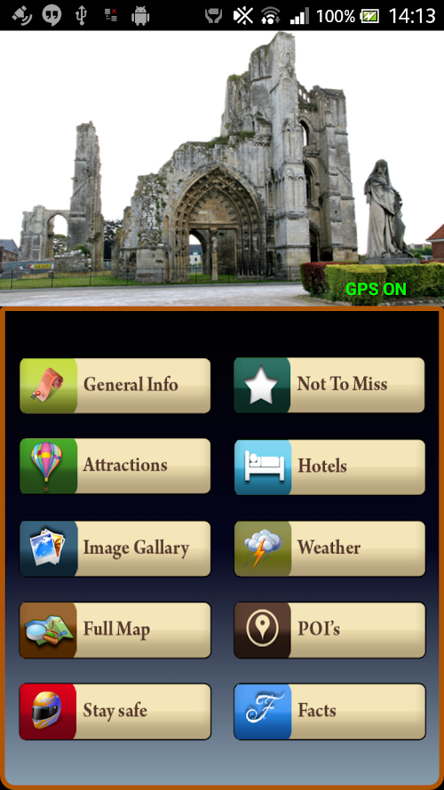 Android application Saint Omer Offline Map Guide screenshort
