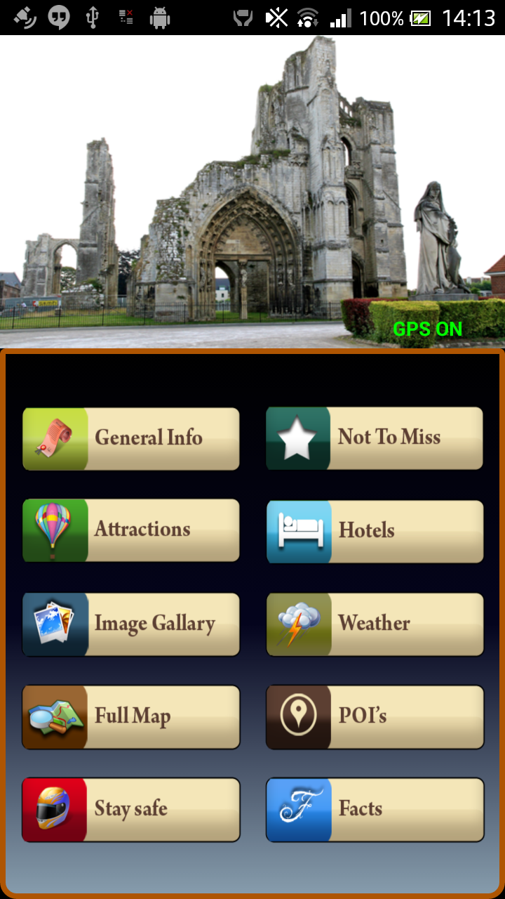 Saint Omer Offline Map Guide Screen 1