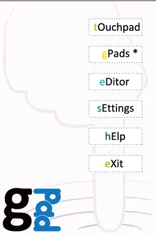 gPad PRO universal remote - screenshot