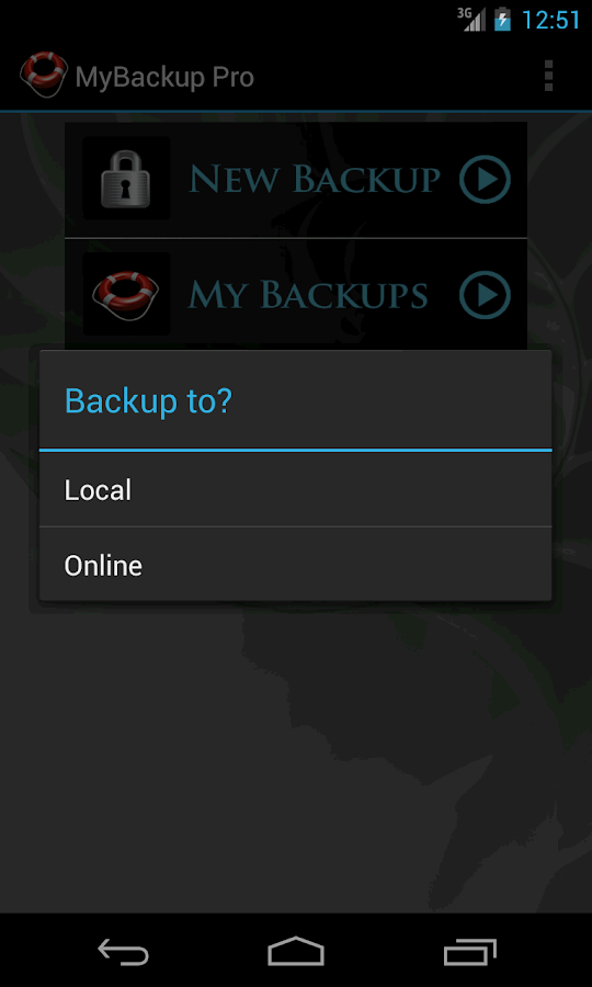 My Backup Root - screenshot