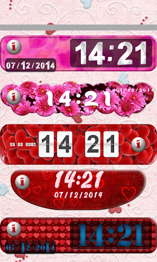 免費下載個人化APP|Romantic Clock Widget app開箱文|APP開箱王