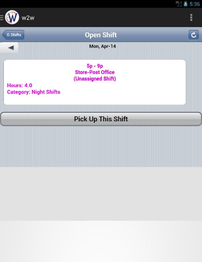 w2w WhenToWork Mobile App Android Apps on Google Play