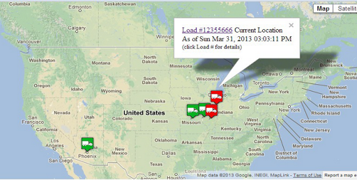 Freight Tracking with GPS