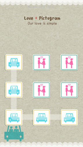 Love pictogram protector theme