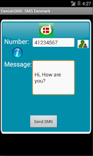 Free SMS Denmark Screen 3