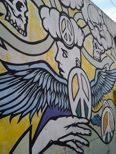 Winged Peace Mural