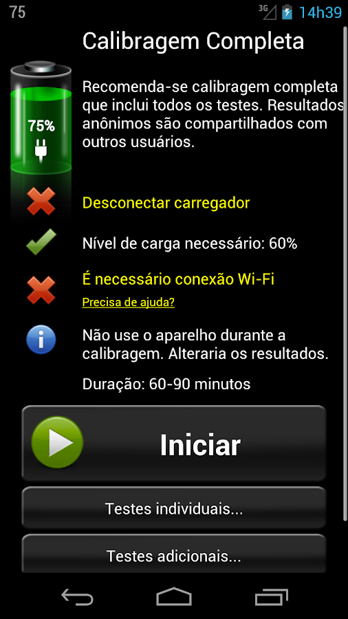 Bateria HD Pro - screenshot