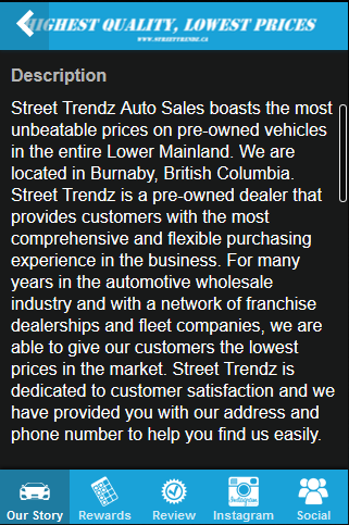 【免費商業App】Street Trendz Auto Sales-APP點子