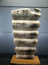 Ridged Wood Sculpture