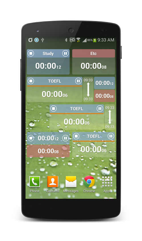 Android application Study Checker PRO screenshort