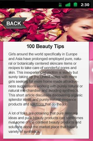 100 Beauty Tips