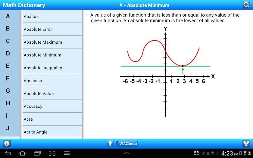 Math Dictionary by WAGmob Screen 2