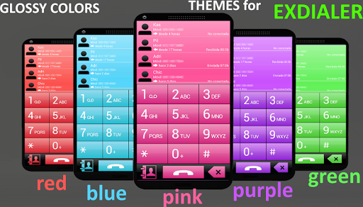 THEME FOR EXDIALER PINK GLASS