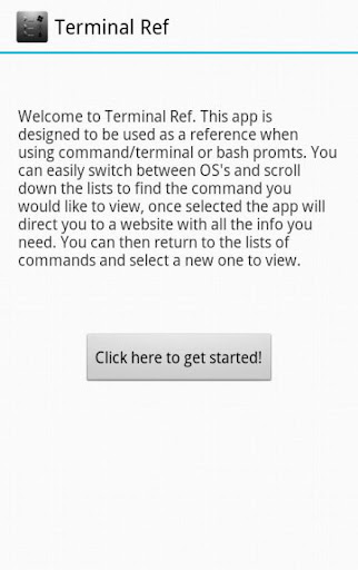 Terminal Ref