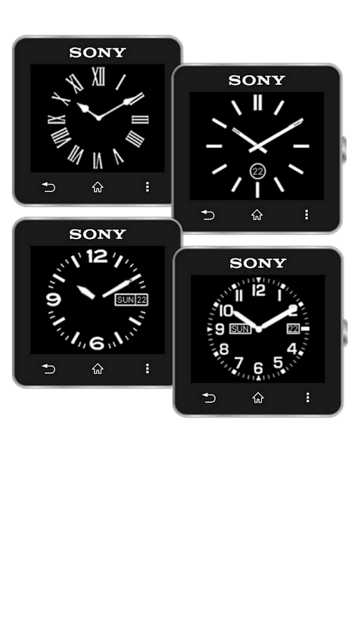 faces watch sony 2 smartwatch