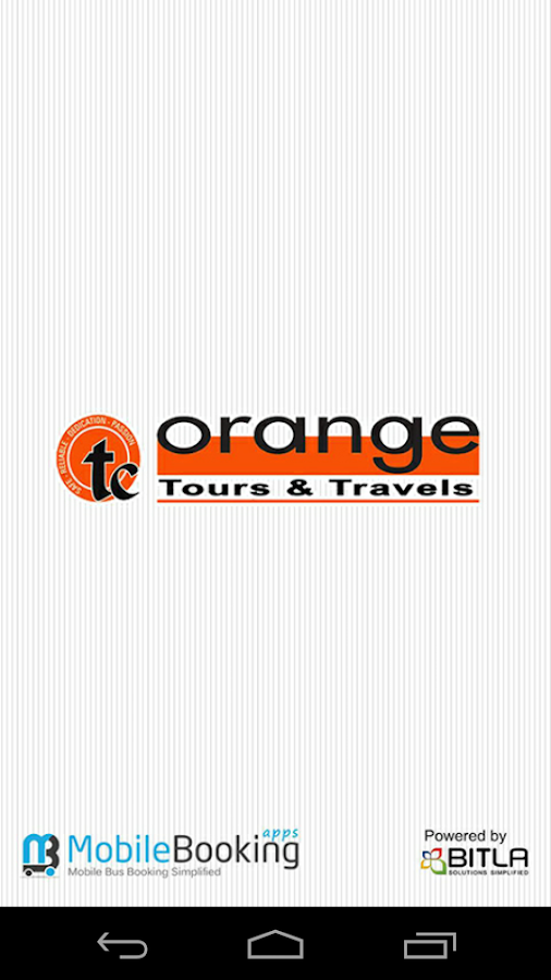 orange travel mobile