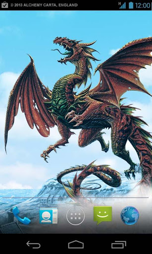 Alchemy Dragons Live Wallpaper