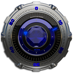 Clock Widget Blue Diamond Mod Apk [Paid for free][Free purchase]