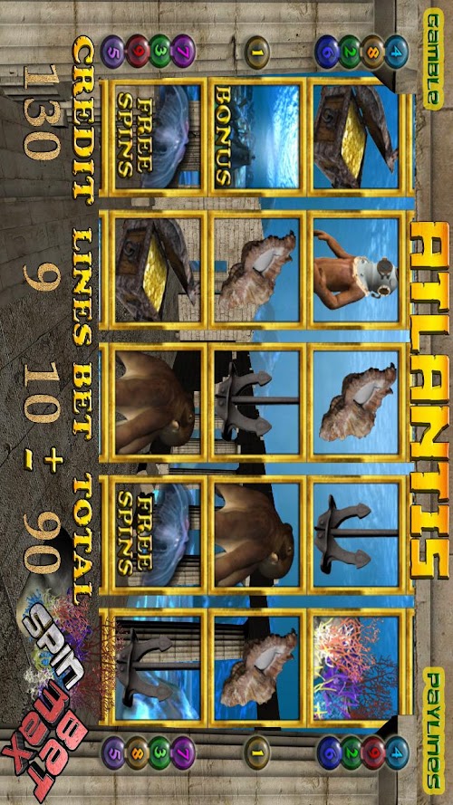 Android application ATLANTIS Vegas Slot Machine screenshort