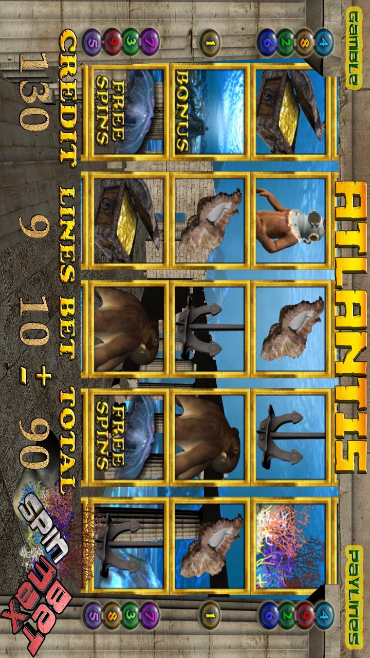 ATLANTIS Vegas Slot Machine Screen 1