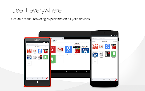 Opera browser for Android - screenshot thumbnail