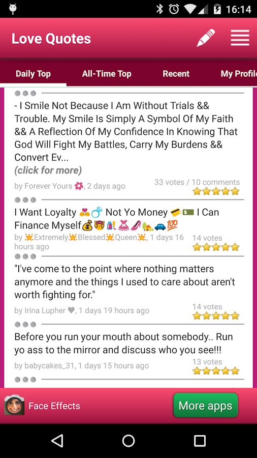 Love Quotes - screenshot