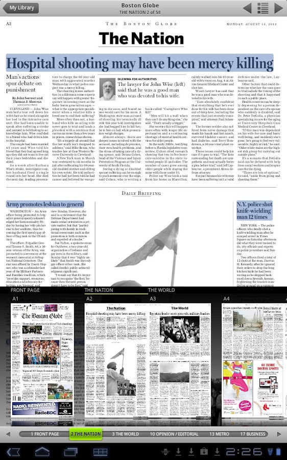 boston globe epaper