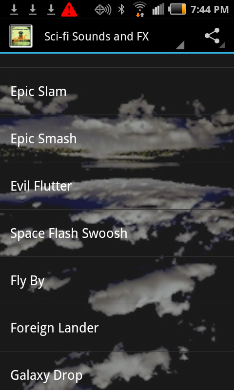 Epic Sci-fi Sounds and FX Screen 2