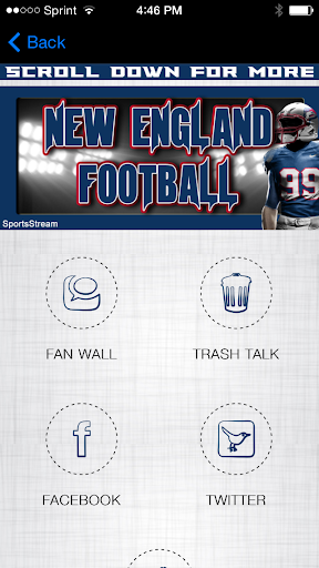 【免費運動App】New England Football STREAM+-APP點子