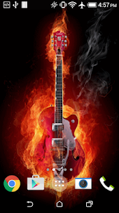 Lastest Fire and Guitar Live Wallpaper APK
