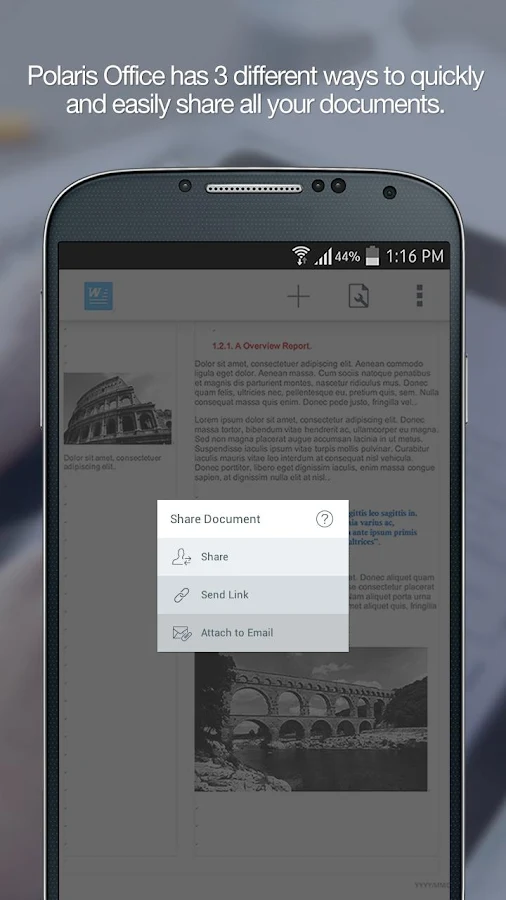   Polaris Office PDF PPT XLS DOC- tangkapan layar 