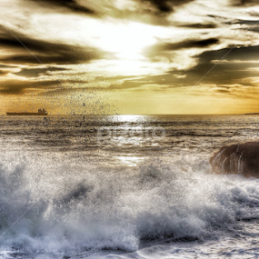Blouberg Breakers by Neil Brown - Landscapes Beaches