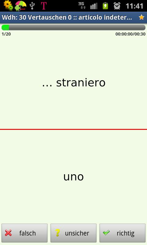 Learn Italian Screen 3