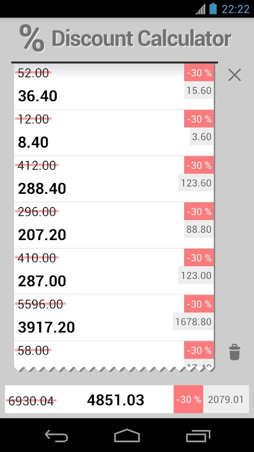 Discount Calculator Android Apps on Google Play