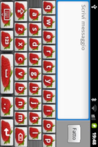 Strawberries keyboard