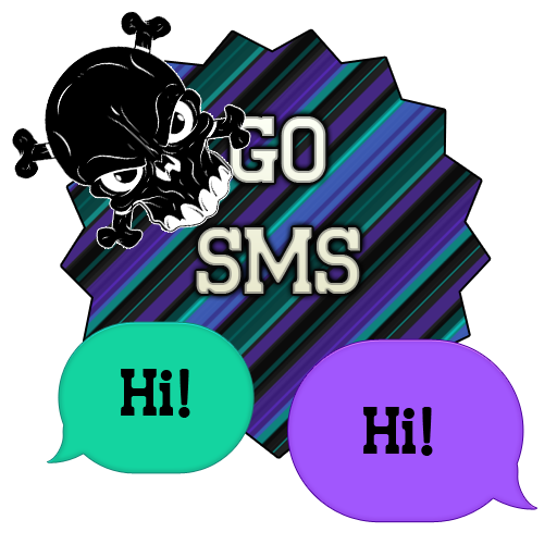 GO SMS - Luv Skulls 6 LOGO-APP點子