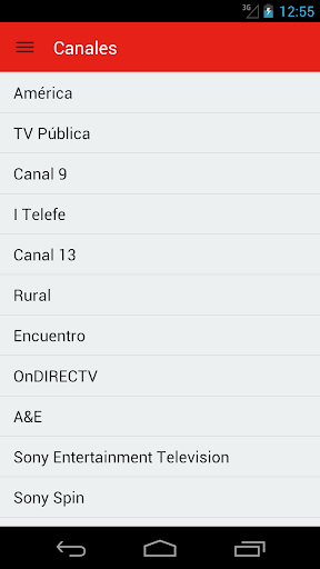 Televisión de Argentina Guía