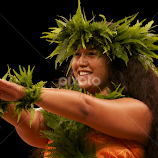 Hula Wahine (girl) by Venetia Featherstone-Witty -  
