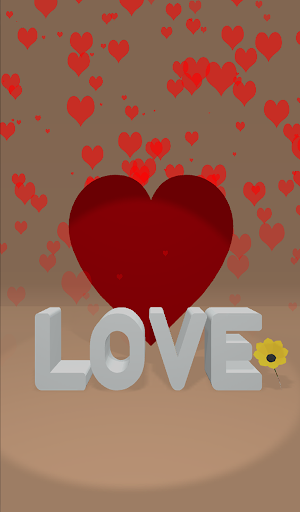 3D Love Hearts Live Wallpaper