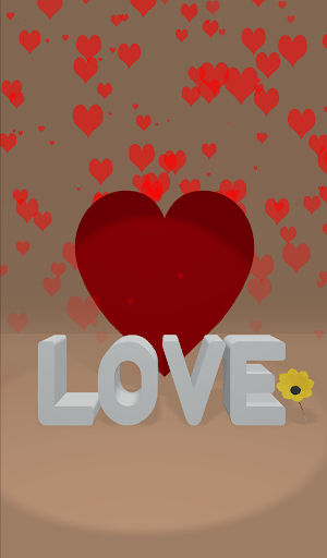 【免費個人化App】3D Love Hearts Live Wallpaper-APP點子