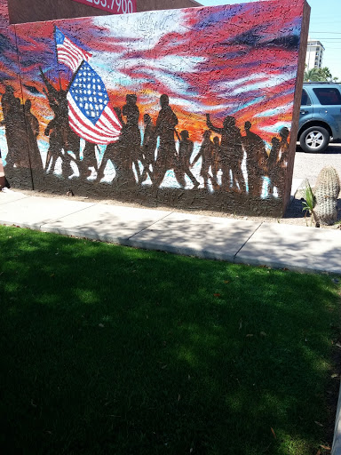 Veteran's Mural on 1st Ave