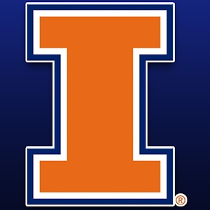 Illinois Fighting Illini Clock