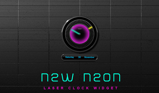 免費下載個人化APP|NEW NEON Laser Clock Widget app開箱文|APP開箱王