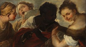 RIJKS: Luca Giordano: Four Women making Music 1660