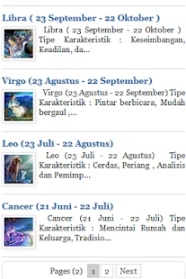 Sifat dan Karakter Zodiak-mu Screenshots 11