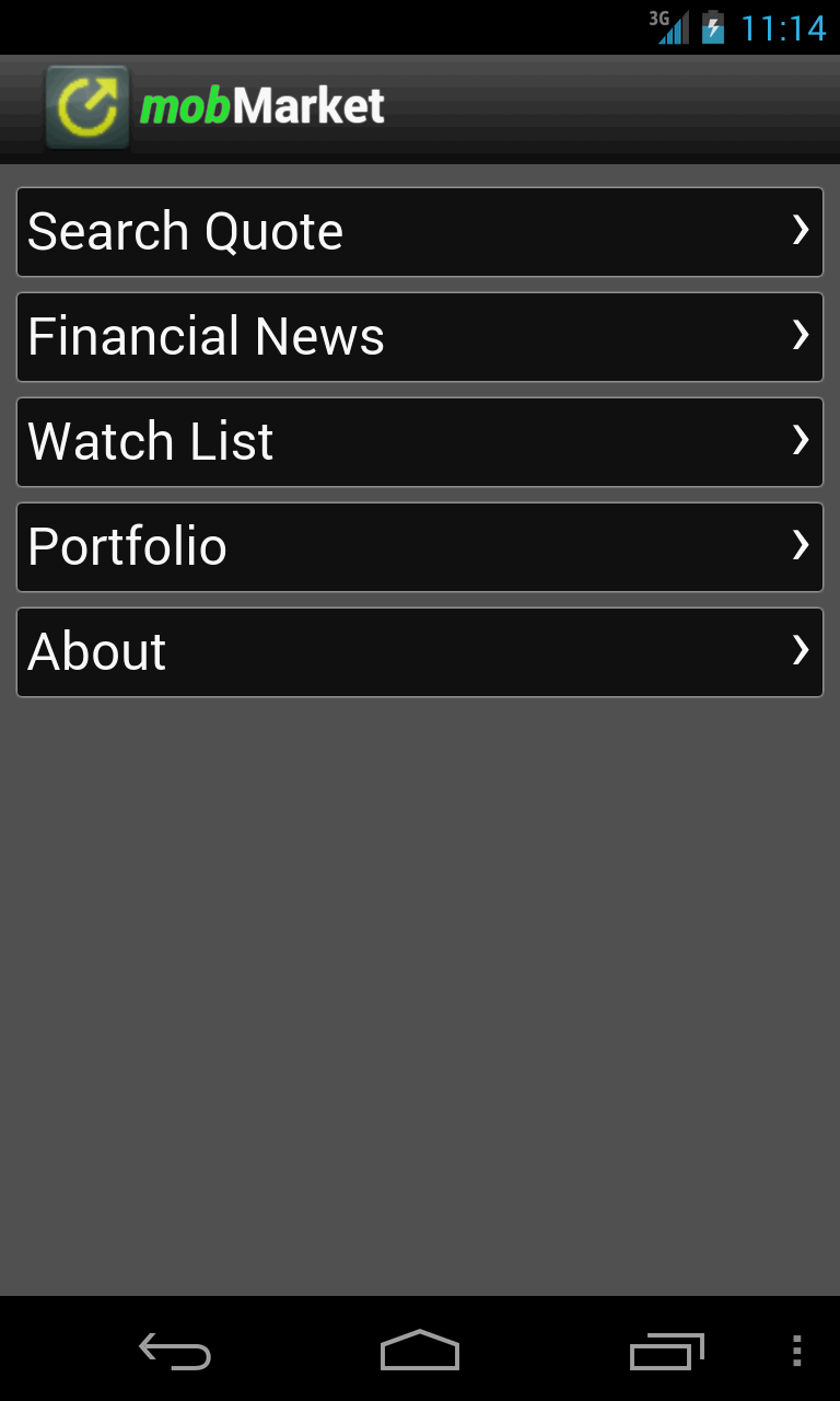 Android application mobMarket screenshort