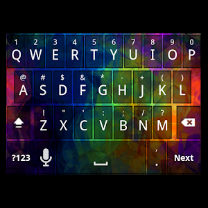 Dark Rainbow Keyboard Skin